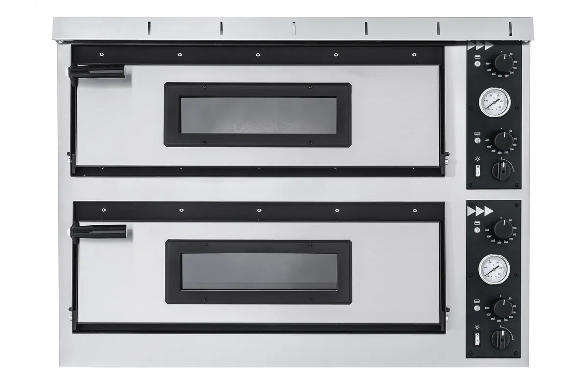 Piec do pizzy Plus XL, 2 komory, 400V/12000W, 1000x844x745mm Prismafood 226759