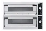 Piec do pizzy Trays 44 Glass, 2 komory, 400V/13800W, 1100x964x745mm Prismafood 227268