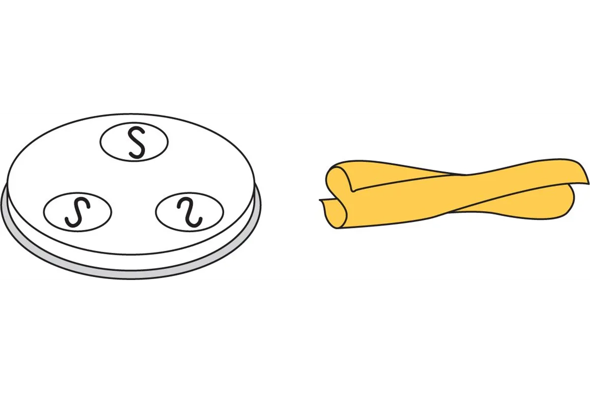 Końcówka do makaronu - Casarecce Hendi 229378