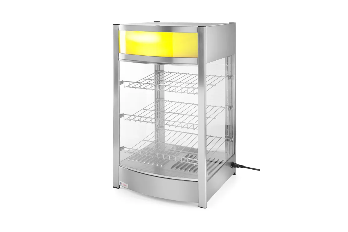 Witryna grzewcza nastawna, 97 litrów, 230V/800W, 460x467x785mm Hendi 233740