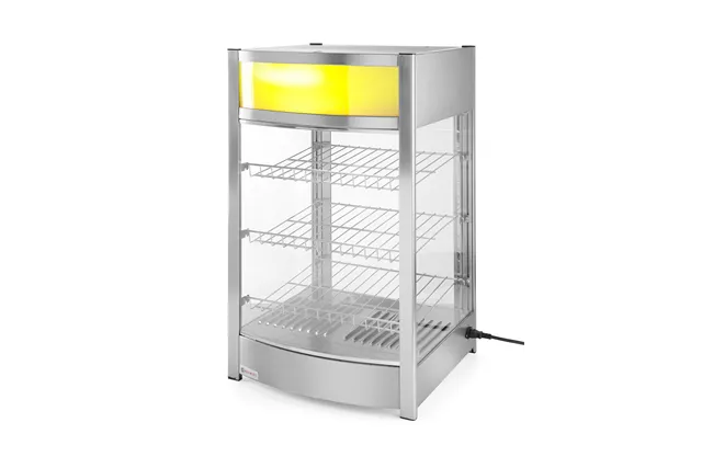 Witryna grzewcza nastawna, 97 litrów, 230V/800W, 460x467x785mm Hendi 233740 Witryna grzewcza nastawna, 97 litrów, 230V/800W, 460x467x785mm Hendi 233740