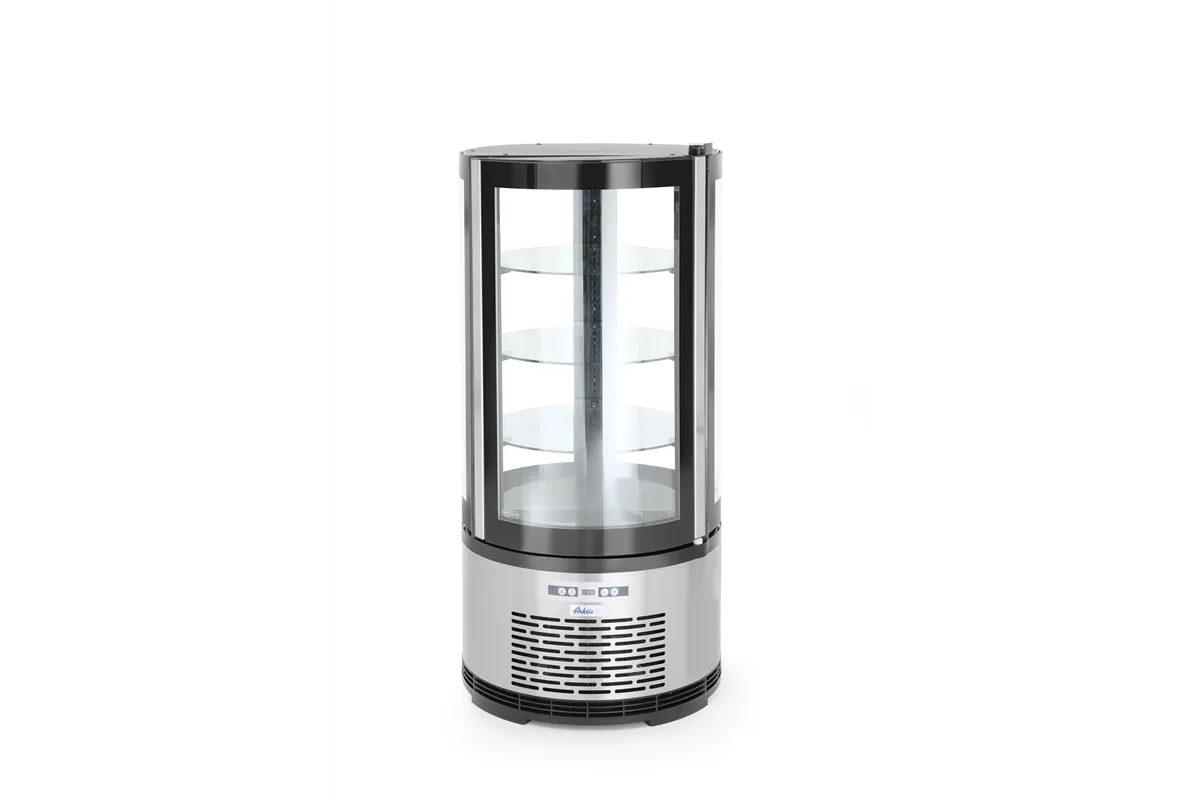 Witryna chłodnicza okrągła, 100L, 230V/210W, ⌀480x1065mm Arktic 233825