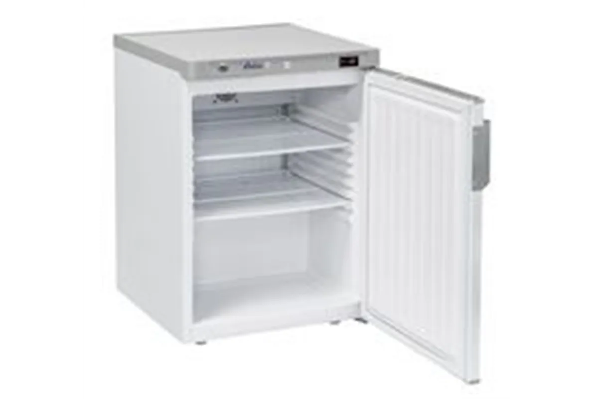 Szafa chłodnicza w obudowie ze stali malowanej na biało Budget Line, Budget Line, biały, 230V/124W, 598x623x838mm Hendi 236000