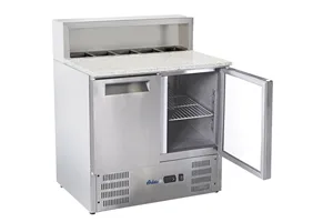 Stół chłodniczy z nadstawą i blatem granitowym, 247L, 230V/145W, 900x700x1070mm Arktic 236208