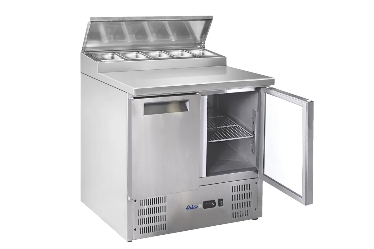 Stół chłodniczy 2-drzwiowy z nadstawą, 900x695x955mm Arktic 236222