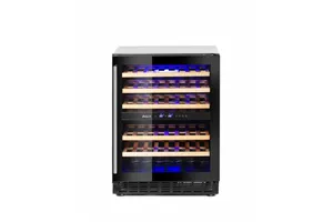 Lodówka do wina 2-strefowa, 46 butelki, 133L, 220-240V/90W, 595x646x830mm Arktic 237588