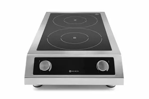 Kuchenka indukcyjna podwójna 7000, Profi Line, 400V/7000W, 405x700x145mm Hendi 239346