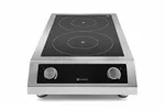 Kuchenka indukcyjna podwójna 7000, Profi Line, 400V/7000W, 405x700x145mm Hendi 239346