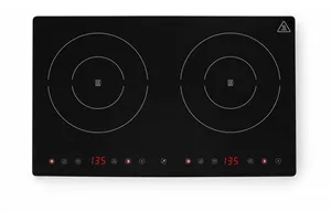 Kuchenka indukcyjna podwójna, Kitchen Line, 230V/3500W, 608x405x54mm Hendi 239414