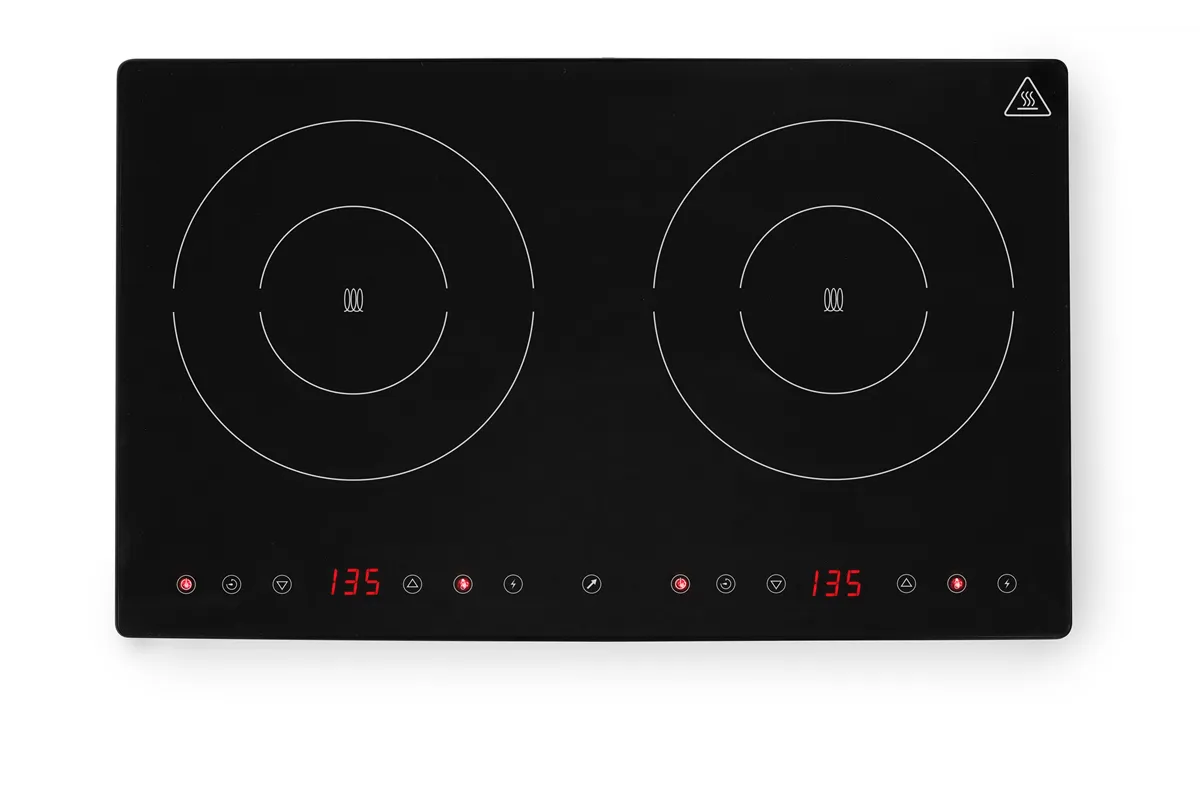 Kuchenka indukcyjna podwójna, Kitchen Line, 230V/3500W, 608x405x54mm Hendi 239414