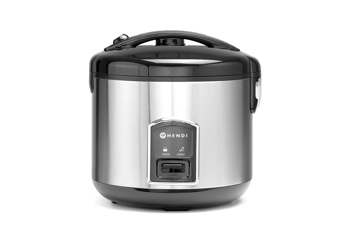 Urządzenie do gotowania ryżu i kaszy z funkcją gotowania na parze, 1,8l, Profi Line, 1,8L, 230V/700W, ⌀280x285mm Hendi 240410