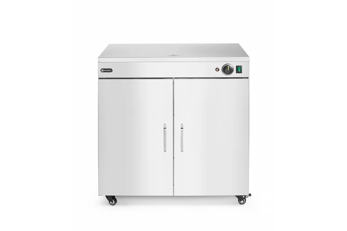 Podgrzewacz do talerzy podwójny, 230V/800W, 735x589x766mm Hendi 250174