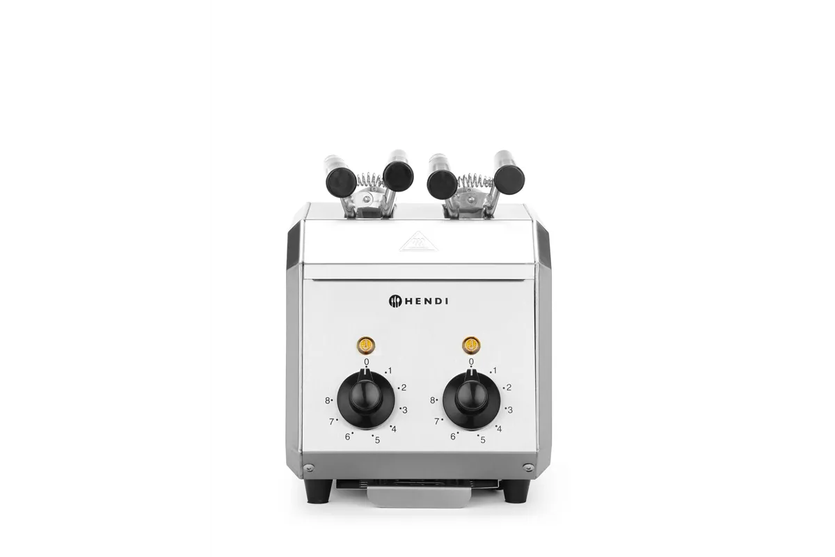 Toster kanapkowy, 230V/1200W, 215x300x270mm Hendi 261163