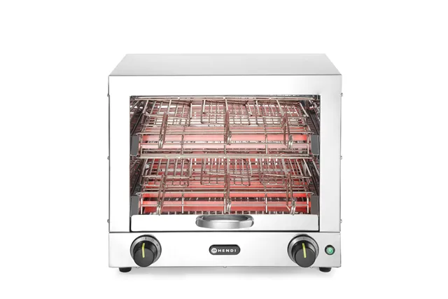 Toster kanapkowy z 6 klamrami, 230V/3000W, 450x390x400mm Hendi 262214