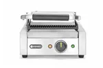 Grill kontaktowy pojedynczy, góra i dół ryflowane, 230V/1800W, 310x375x216mm Hendi 263501