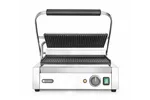 Grill kontaktowy Panini, góra i dół ryflowane, 230V/2200W, 430x375x216mm Hendi 263655