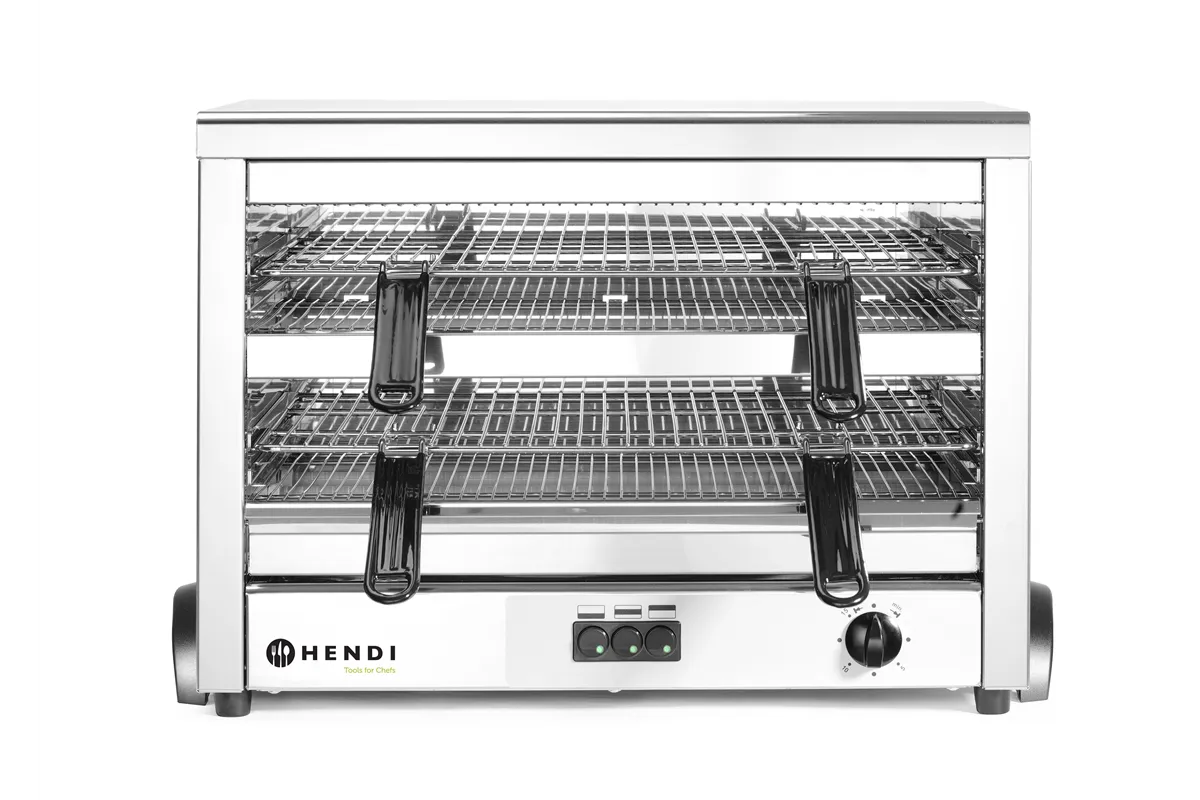 Opiekacz kwarcowy MAXI GN 1/1, 400V/4500W, 682x528x455mm Hendi 264331