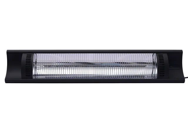 Promiennik podczerwieni Bola tarasowy, czarny, 230V/2500W, 912x185x174mm Hendi 272428