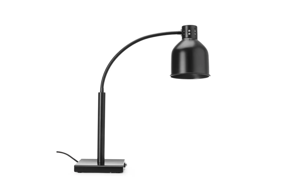 Lampa do podgrzewania potraw, giętka, czarny, 220-240V/250W, 268x200x660mm Hendi 273838