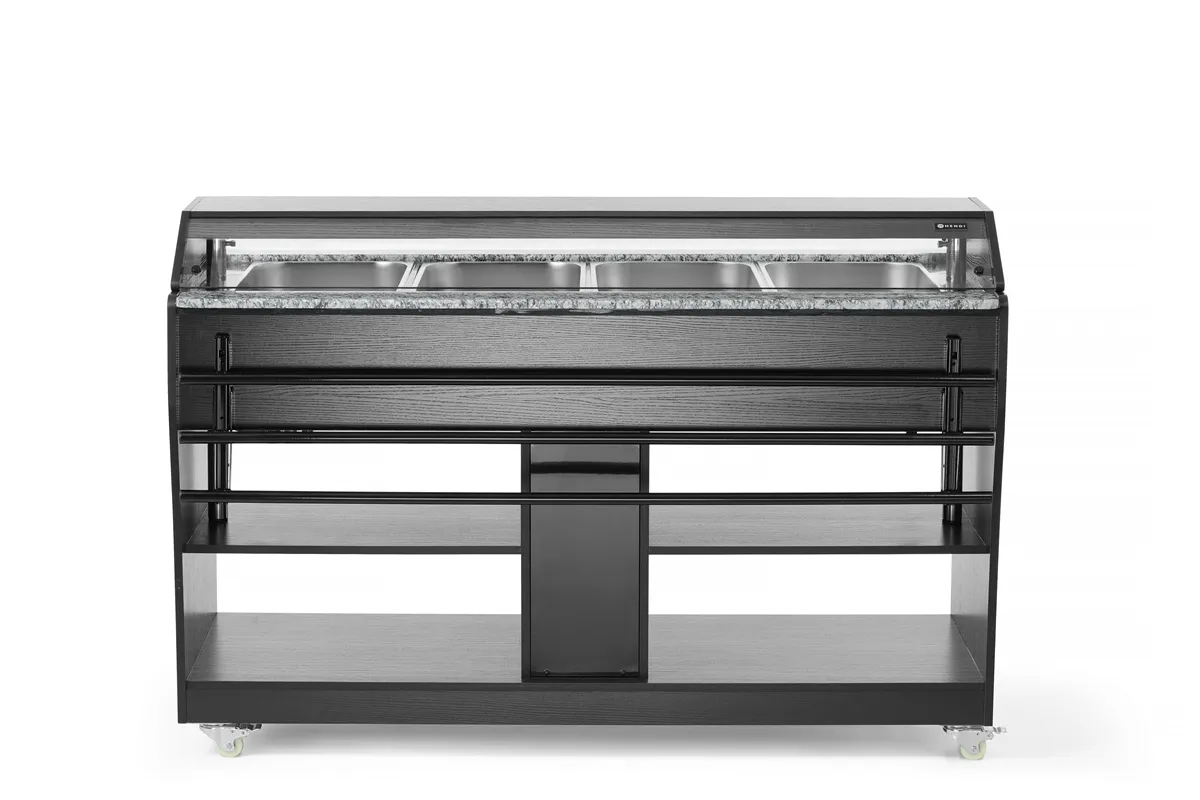 Bufet do ciepłych potraw, GN 1/1, 1490x765x1370mm Hendi 274064