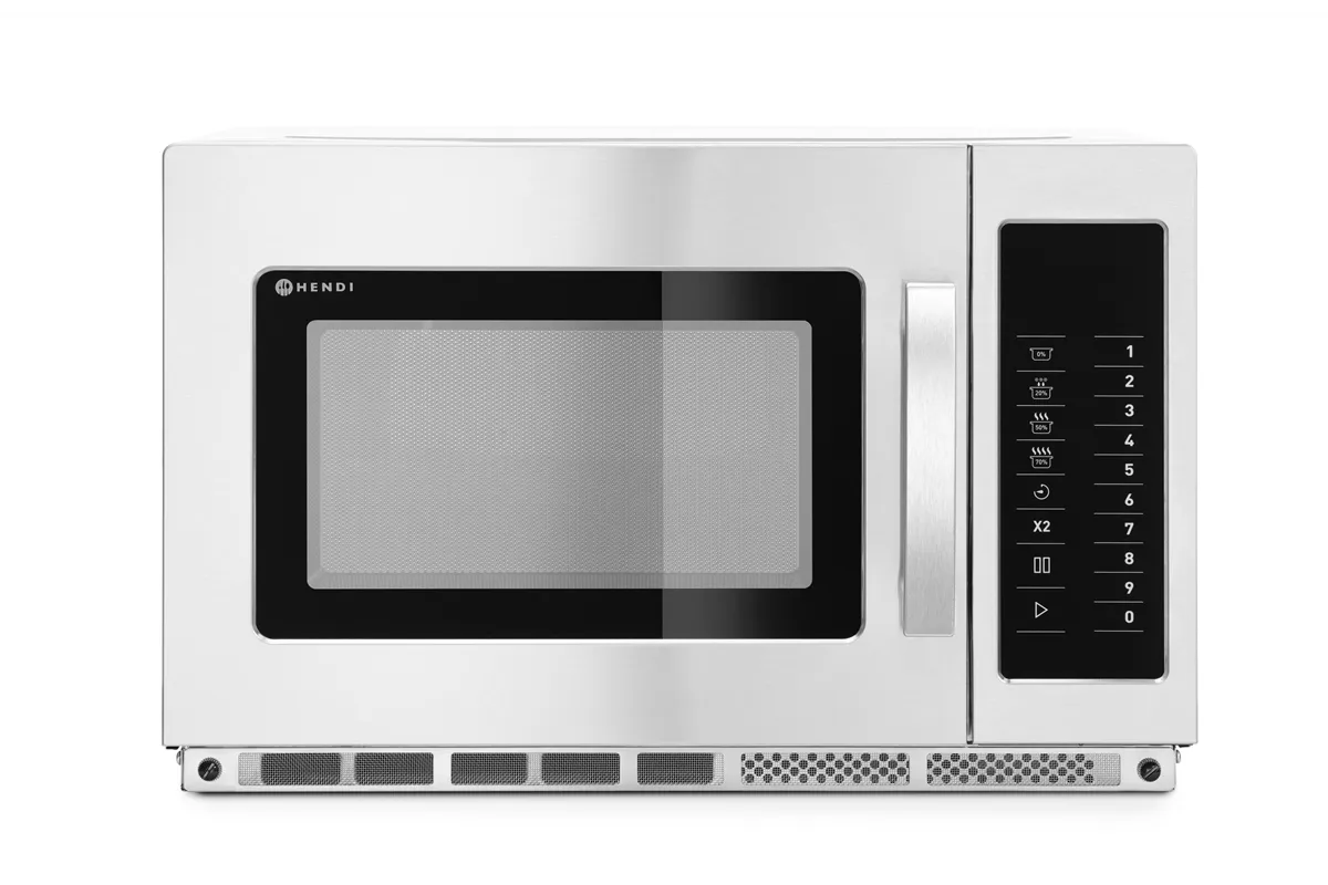 Kuchenka mikrofalowa z możliwością programowania 1800 W, 34L, 230V/3000W, 572x520x363mm Hendi 281369