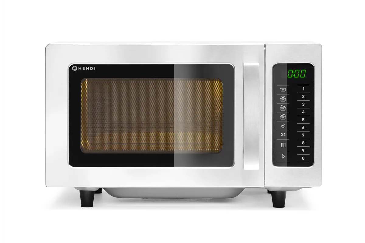 Kuchenka mikrofalowa z możliwością programowania 1000 W, 23L, 230V/1550W, 509x572x306mm Hendi 281444