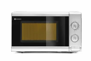 Kuchenka mikrofalowa z funkcją grilla, 20L, 230V/1050W, 435x360x251mm Hendi 281710