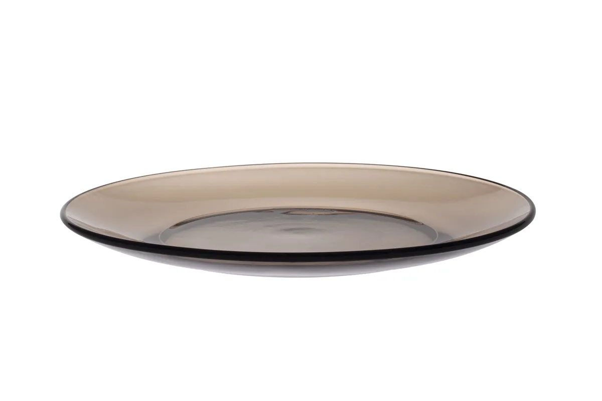 Talerz deserowy LYS SEPIA, brązowy, ⌀190x20mm Duralex 3008CF06E1111