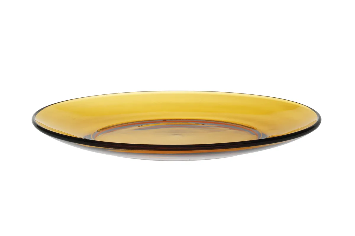 Talerz deserowy LYS AMBER, pomarańczowy, ⌀190x20mm Duralex 3008DF06E1111