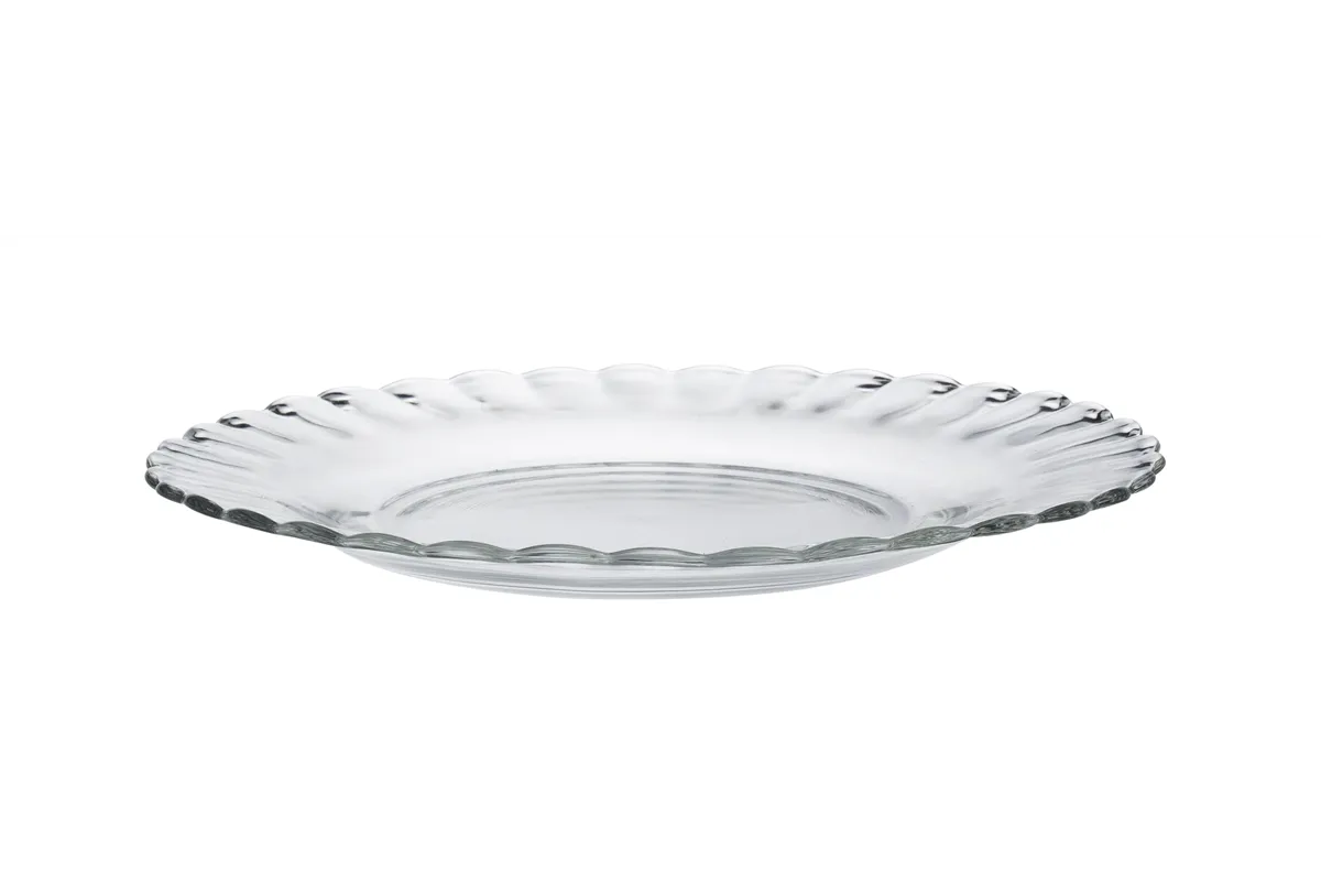 Talerz deserowy PICARDIE, transparentny, ⌀205x20mm Duralex 3025AF06C1111