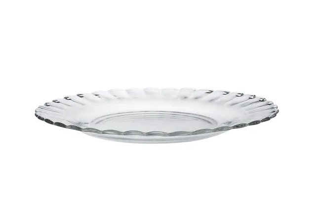 Talerz deserowy PICARDIE, transparentny, ⌀205x20mm Duralex 3025AF06C1111