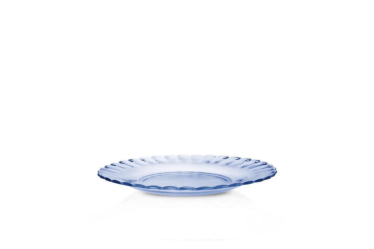 Talerz deserowy PICARDIE MARINE,  niebieski, ⌀205x20mm Duralex 3025BF06A1111