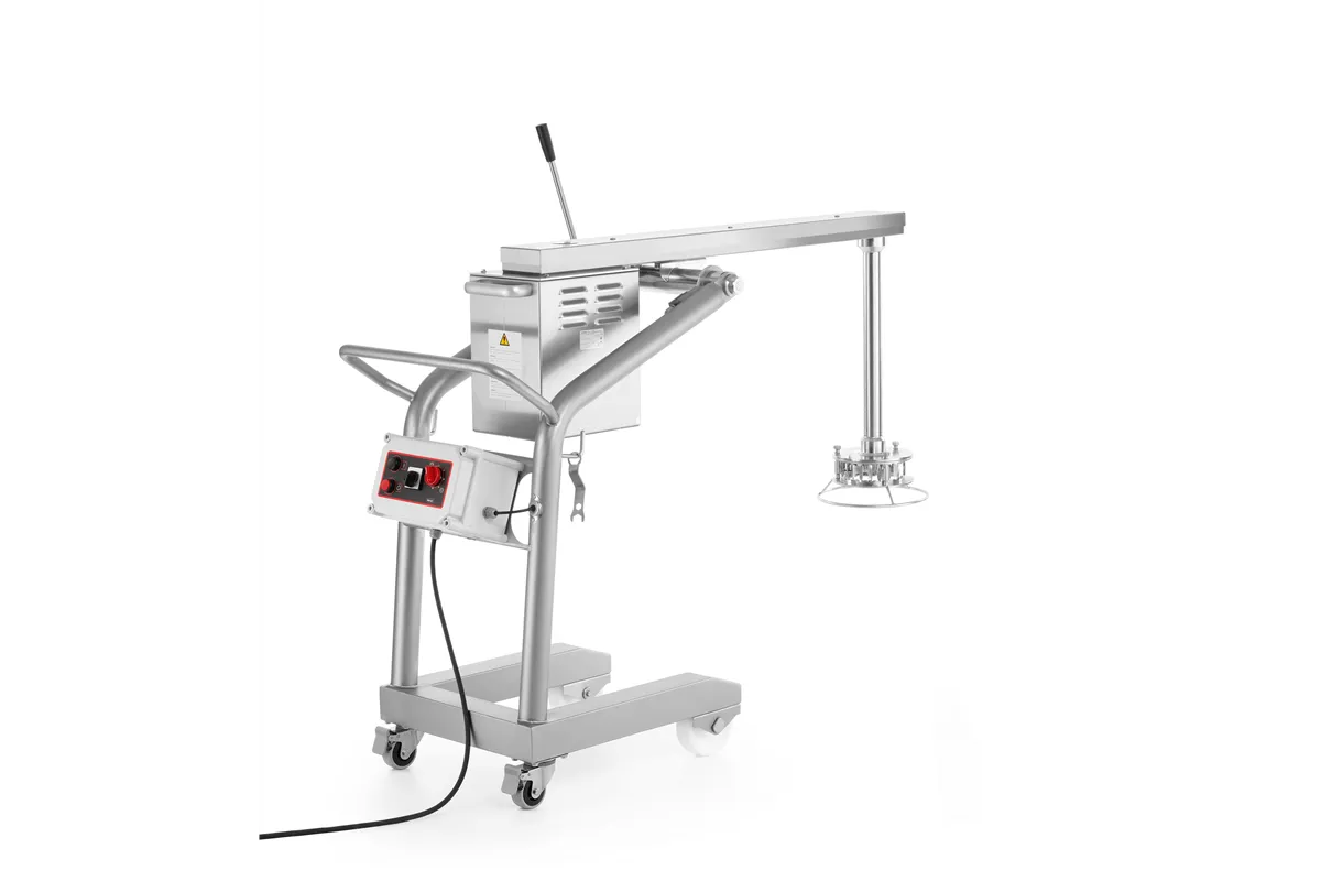 Mikser Turbo TRX-22 wymiary podczas pracy 568x1643x1219mm wymiary prz złożeniu 568x963x1651mm 400V/2200W Sammic 3030506