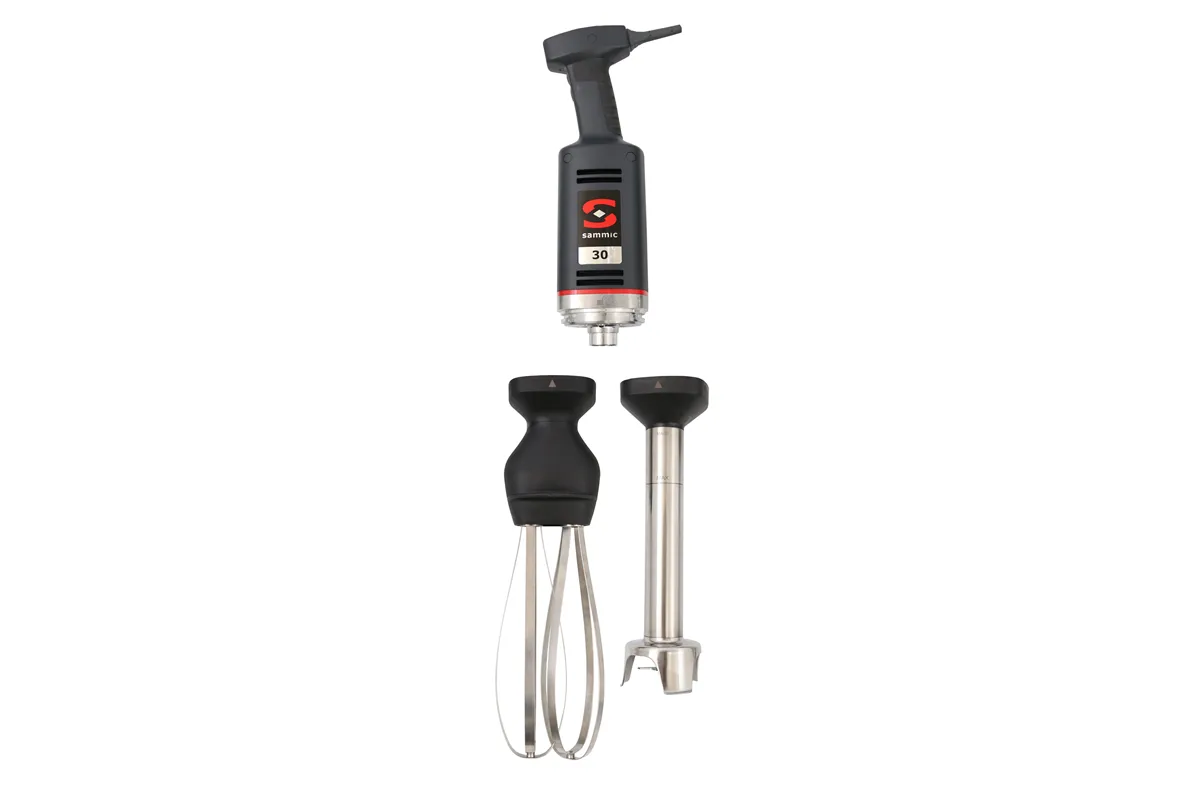 Mikser ręczny z ramieniem miksującym i wymiennym ramieniem ubijającym MB-31, 230V/400W, ⌀98x614mm Sammic 3030676