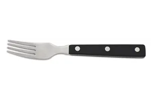Widelec do steków, seria STEAK BASIC, STEAK BASIC, czarny, 195mm, Ząbkowany Arcoroc 374700
