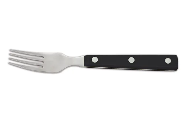Widelec do steków, seria STEAK BASIC, STEAK BASIC, czarny, 195mm, Ząbkowany Arcoroc 374700