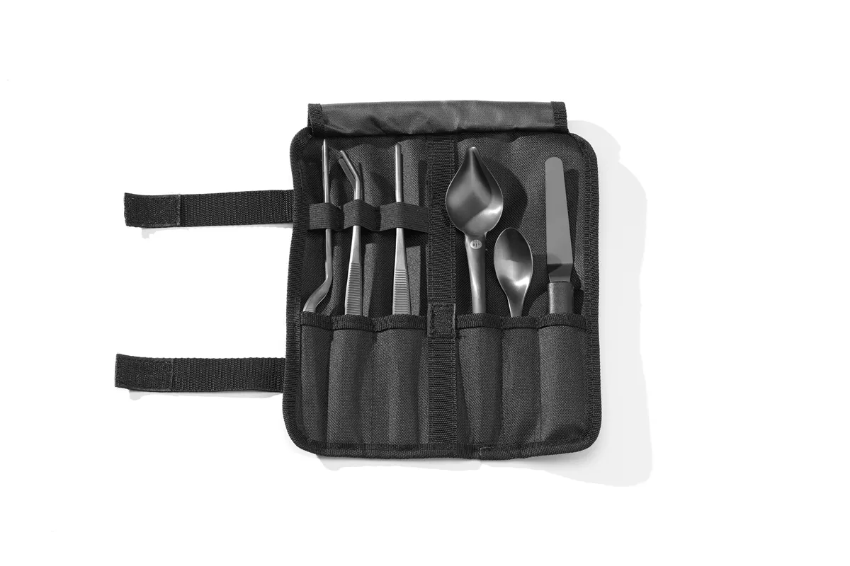 Zestaw szefa kuchni do dekorowania, 6 elementów, czarny, 255x25x100mm Hendi 400074