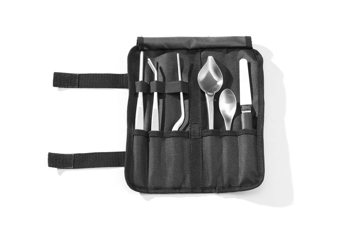 Zestaw szefa kuchni do dekorowania, 6 elementów, satynowany, 255x25x100mm Hendi 400081