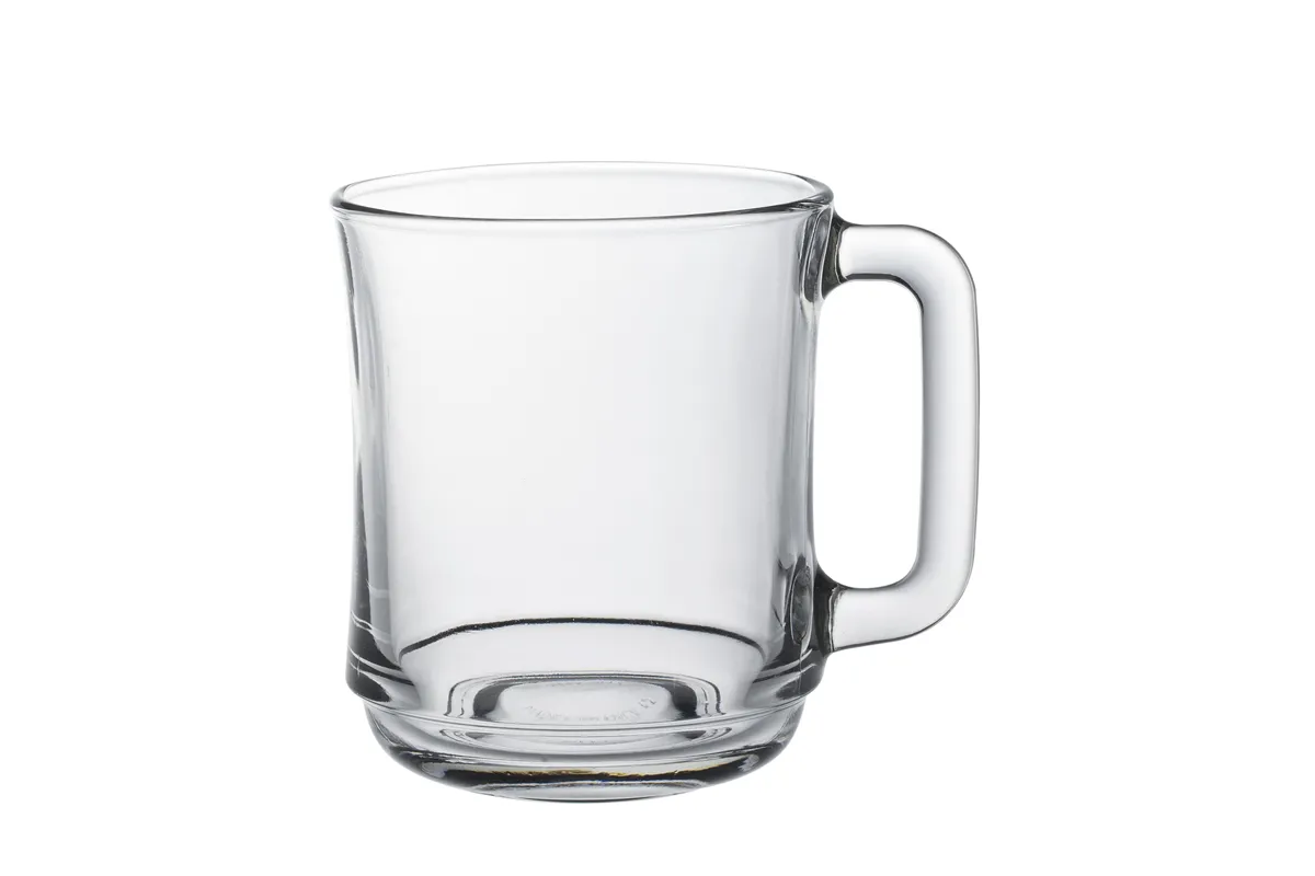 Szklanka z uchem LYS, 0,31L, transparentny, 6 szt., ⌀100x100mm Duralex 4018AR06D1111