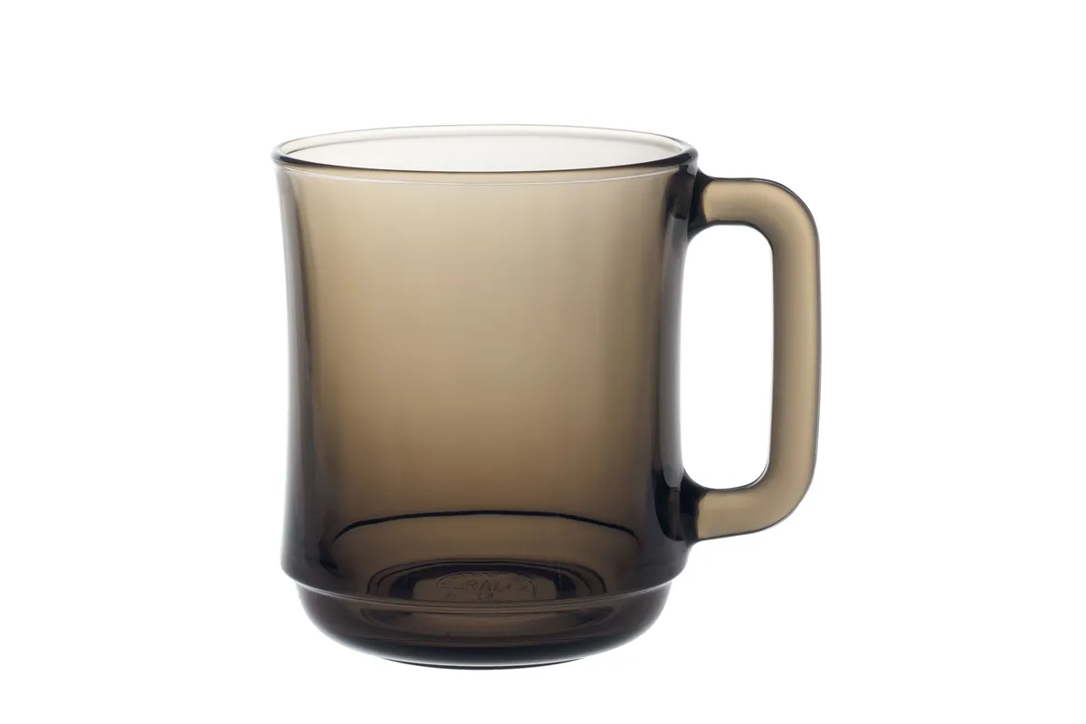 Szklanka z uchem LYS SEPIA, 0,31L, brązowy, 6 szt., ⌀80x100mm Duralex 4018CR06C1111