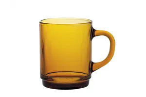 Szklanka z uchem VERSAILLES AMBER, 0,26L, pomarańczowy, 6 szt., ⌀72x89mm Duralex 4020DR06C1111