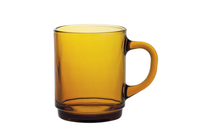 Szklanka z uchem VERSAILLES AMBER, 0,26L, pomarańczowy, 6 szt., ⌀72x89mm Duralex 4020DR06C1111