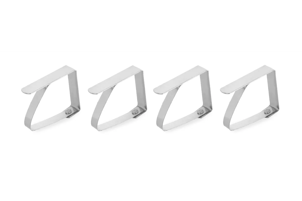 Klipsy do obrusów – 4 szt., 4 szt., 50x10x40mm Hendi 444023