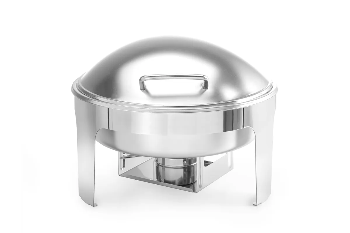 Podgrzewacz na pastę okrągły, satynowany, Profi Line, 6L, 465x420x320mm Hendi 470282