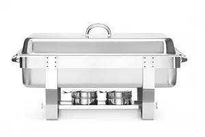 Podgrzewacz na pastę GN 1/1 – zestaw z pojemnikami GN, Kitchen Line, 585x385x315mm Hendi 471050