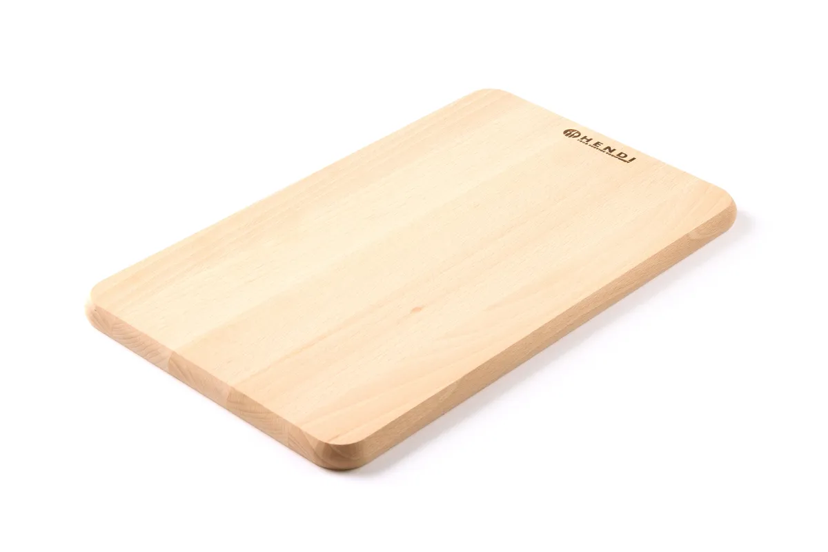 Deska do krojenia chleba, jasne drewno, 340x200mm Hendi 505007