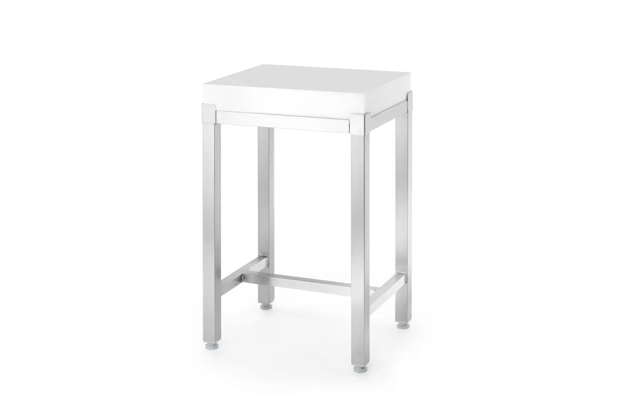 Kloc masarski z polietylenu z podstawą, 505663 + 505670, 500x400x830mm Hendi 505144