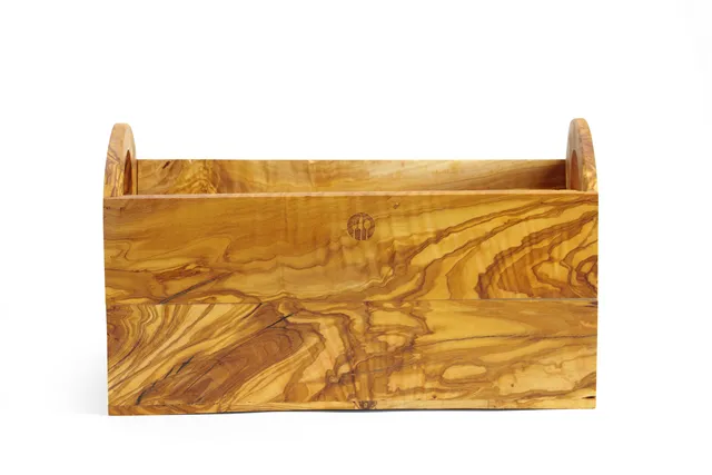 Pojemnik z drewna oliwnego, 245x198x194mm Hendi 505274