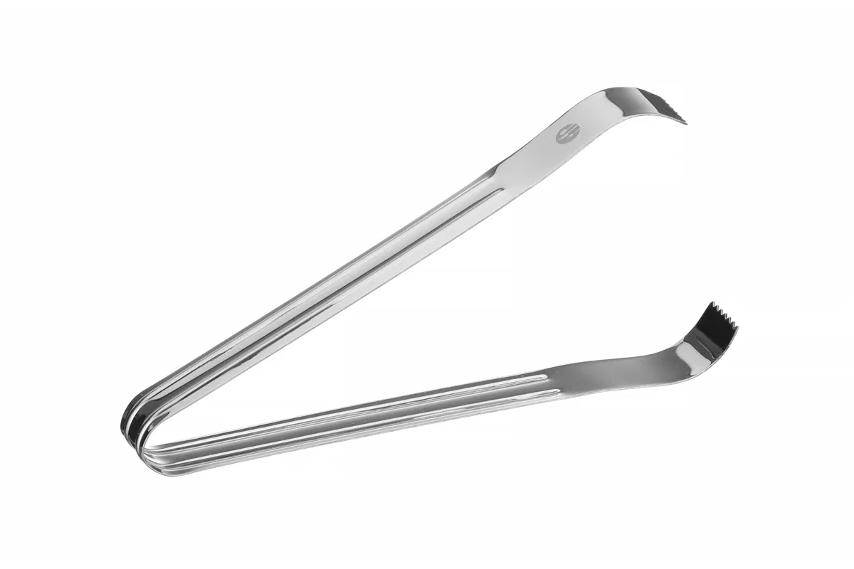 Szczypce do lodu - zestaw 2 szt., srebrny, 180mm BarUp 523520
