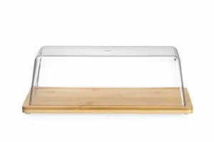 Taca bambusowa z pokrywką, 320x160x110mm Hendi 523841